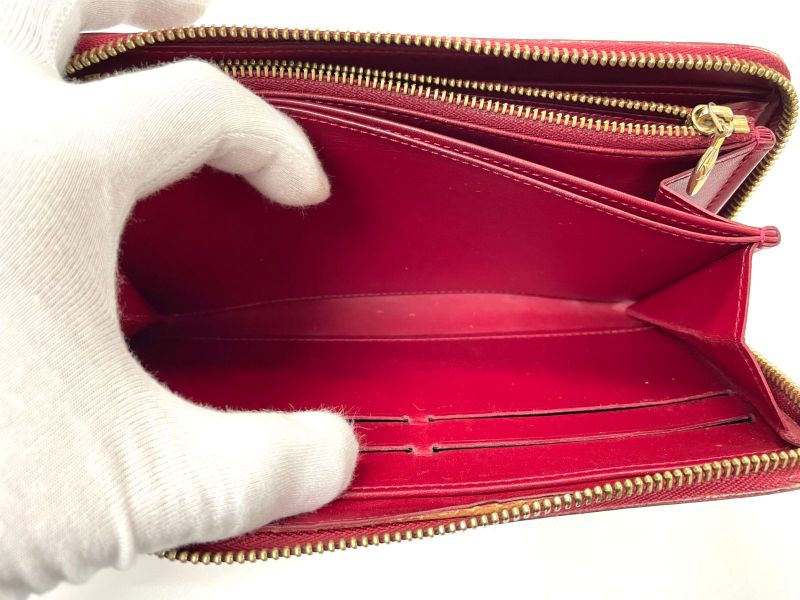 Louis Vuitton Monogram Vernis Zippy Wallet Round Zip Wallet Long Wallet M90200