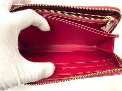 Louis Vuitton Monogram Vernis Zippy Wallet Round Zip Wallet Long Wallet M90200