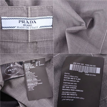 Prada Pants Shorts Wool Bottoms Les