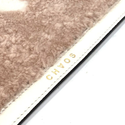 Fendi Miscellaneous Goods Logo PC Cover PC Cover IPAD Cover 7ar921 Leather Pink
