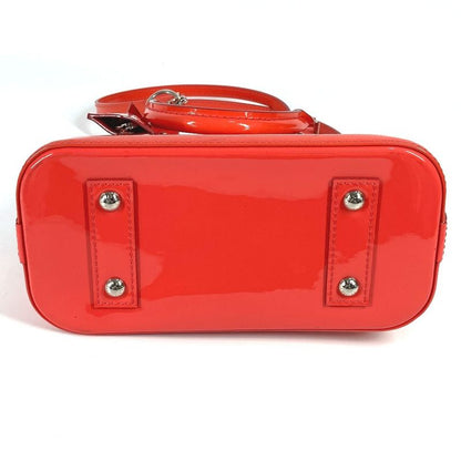 Louis Vuitton Handbag Alma BB M90968 Monogram Vernis Poppy Petal Pink