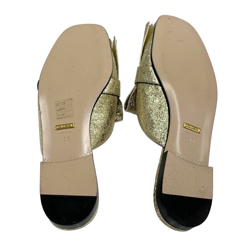 Gucci Double G Ggmarmont Sandals Mules Slippers Sandals Shoes Fringe Leather