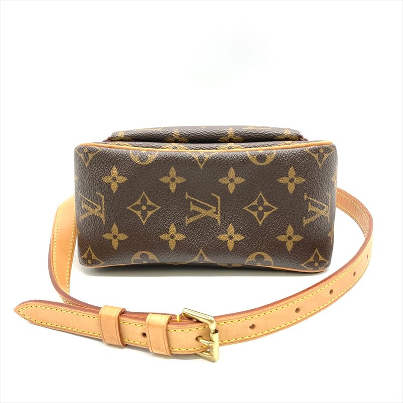 Louis Vuitton Viva Cité PM Shoulder Bag Monogram Canvas M51165 Brown Gold