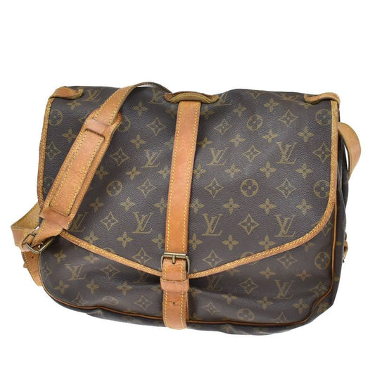 Louis Vuitton Saumur 35 Shoulder Bag Monogram Leather M42254 80kb027