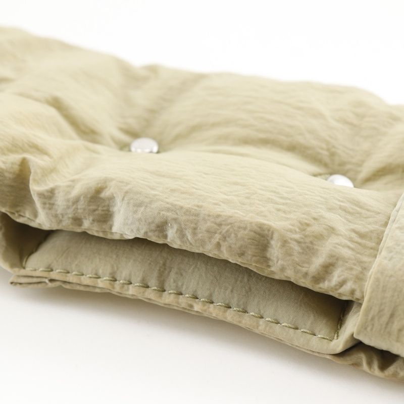 Bottega Veneta Bottega Veneta Padded Tech Cassette Maxi Intrecciato Nylon Khaki