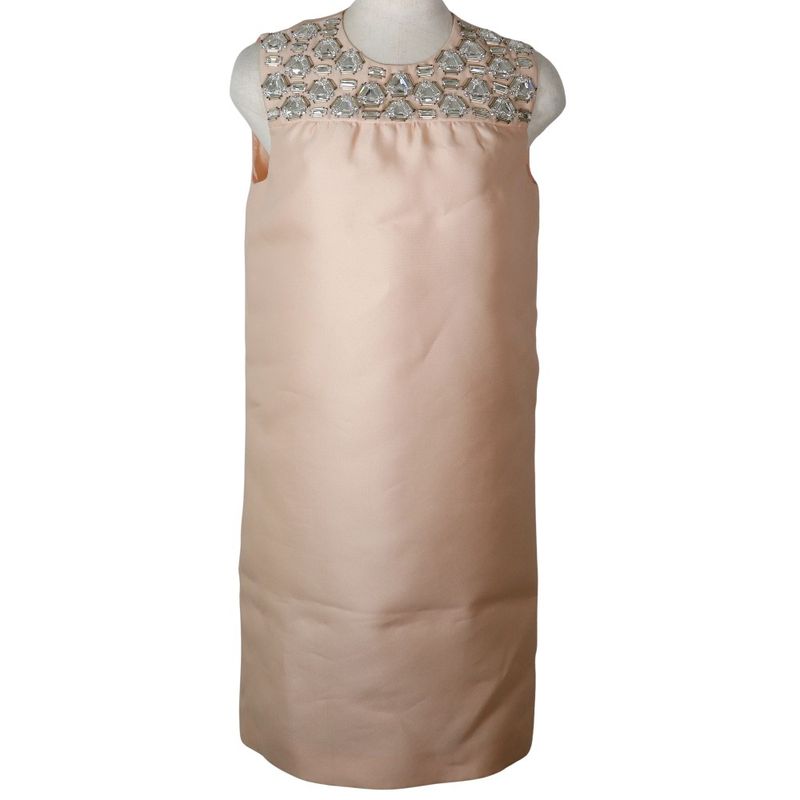 Prada Polyester Pink Beige Women's Dress