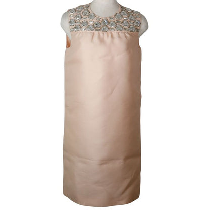 Prada Polyester Pink Beige Women's Dress