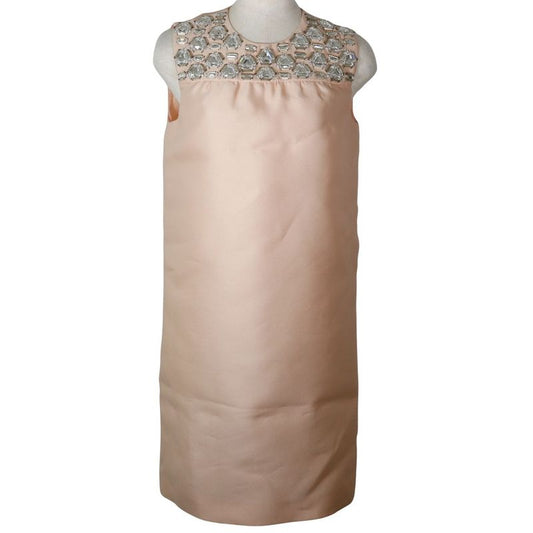 Prada Polyester Pink Beige Women's Dress
