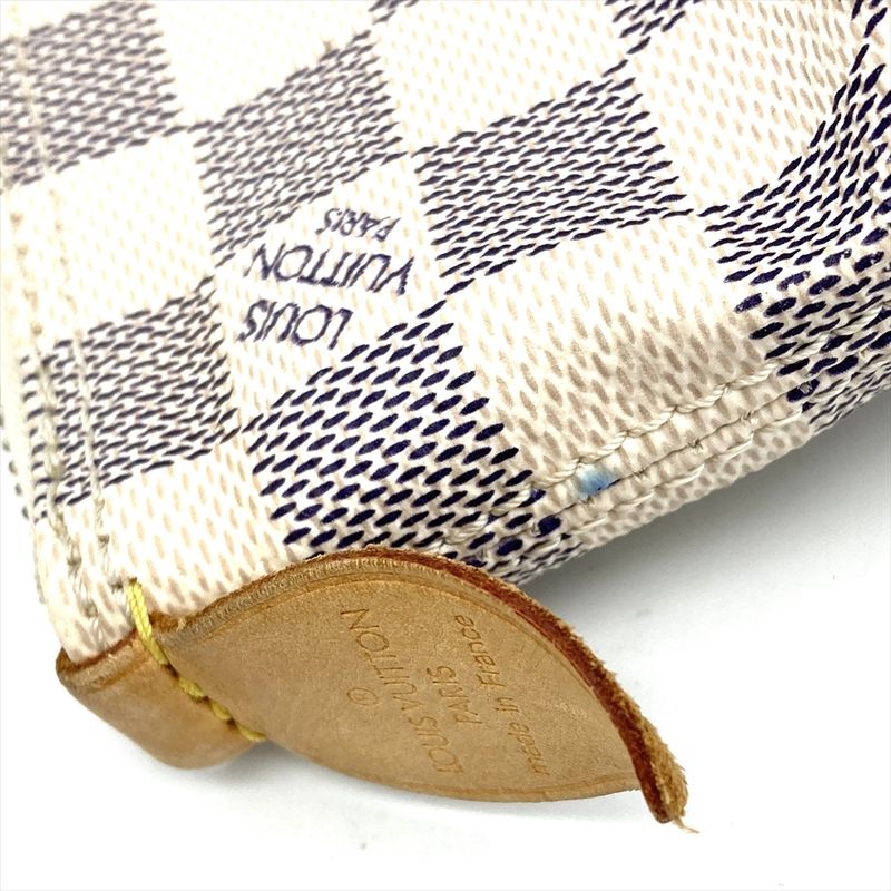 Louis Vuitton Saleya PM Tote Bag Damier Azure N51186 White Gold Hardware Unisex