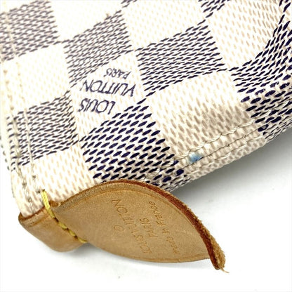 Louis Vuitton Saleya PM Tote Bag Damier Azure N51186 White Gold Hardware Unisex