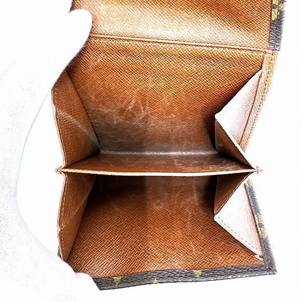 Louis Vuitton Monogram Porte Monebier M61660 W Hook Wallet Trifold Wallet Unisex