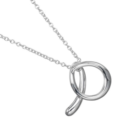 Tiffany & Co Alphabet Letter A Silver 925 Ladies 2.4g Necklace