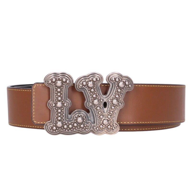 Louis Vuitton 24SS M8543 Belt Ranch Studded 40mm (1.57in) Reversible Belt Men's