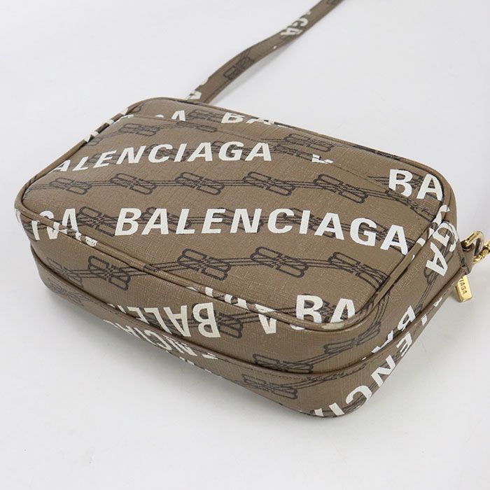 Balenciaga Bbmonogram 702701 210ha 2769 Crossbody Shoulder Bag PVC Ladies