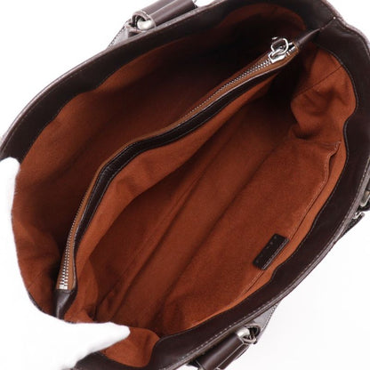 Celine Boogie Bag Leather Brown Women's Handbag