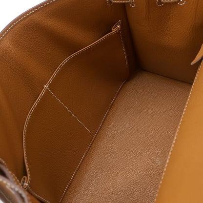 Hermes 2-Way Bag Kelly 28 Outer Stitch Vaux Epson Gold Silver Hardware Brown