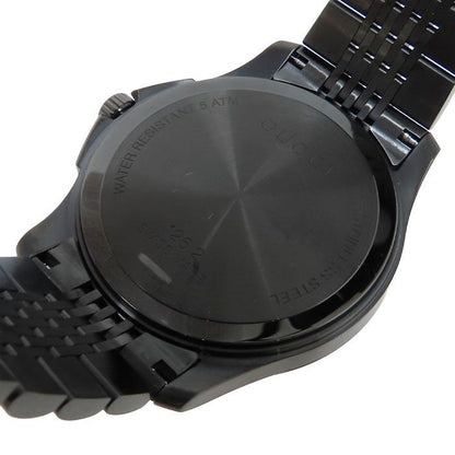 Gucci G-timeless 126.2 Black Dial SS Stainless Steel Battery Operated Automatic