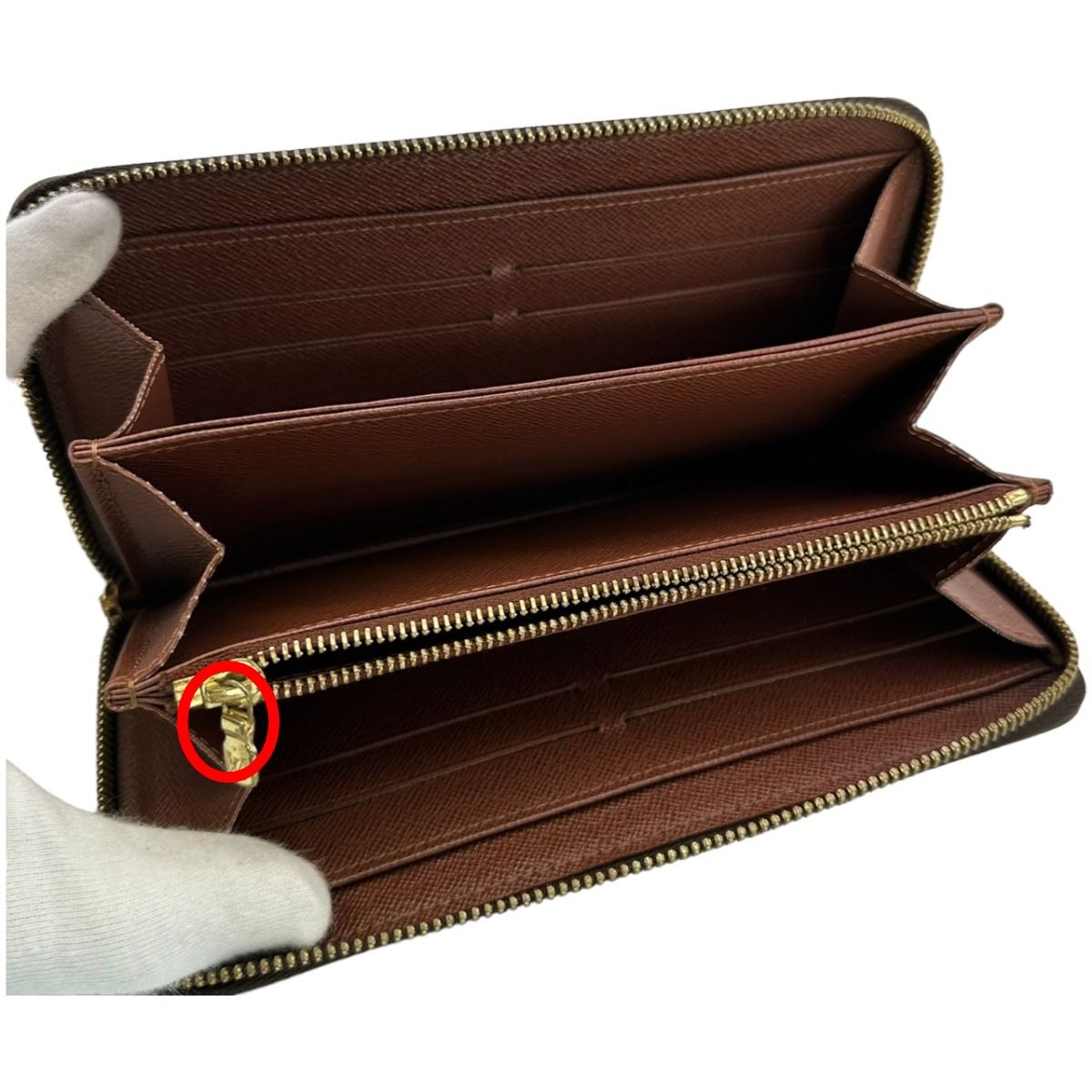 Louis Vuitton Monogram Zippy Wallet Round Zipper Long
