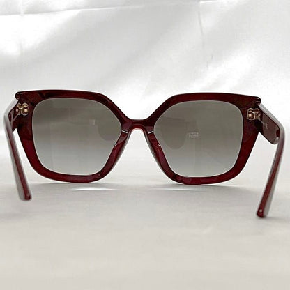 Prada Sunglasses In Black Gradient Bordeaux Red