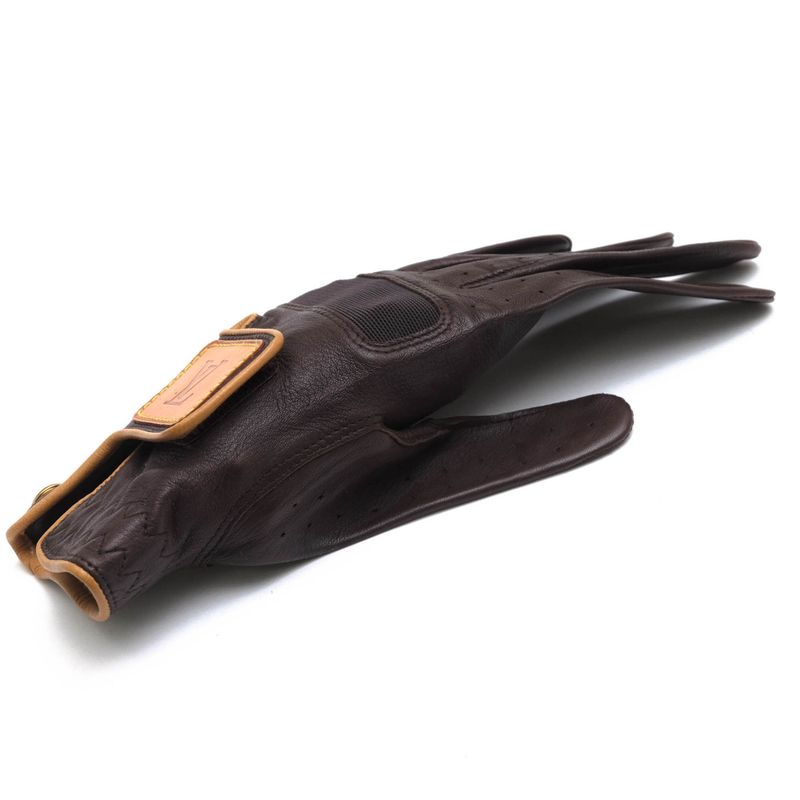 Louis Vuitton Accessories Ladies Women Leather Genuine Leather Dark Brown Golf
