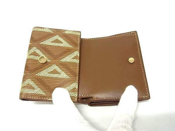 DIOR CD Diamond PVC Trifold Wallet Coin Purse Billfold Card Holder