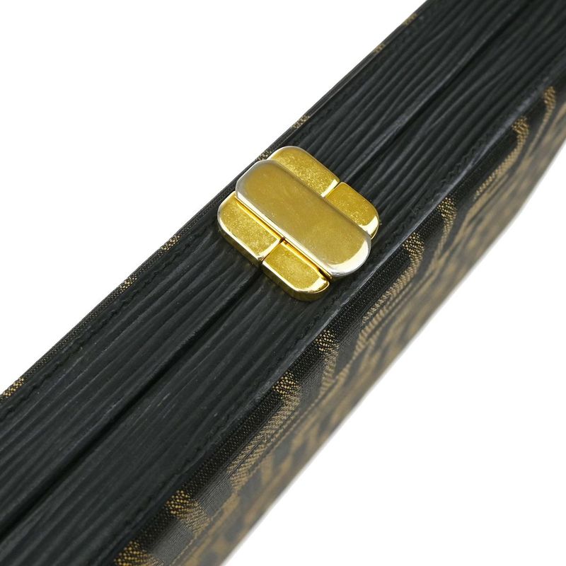 Fendi Handbag Logo Zucca Pattern Clutch Bag 70ka700