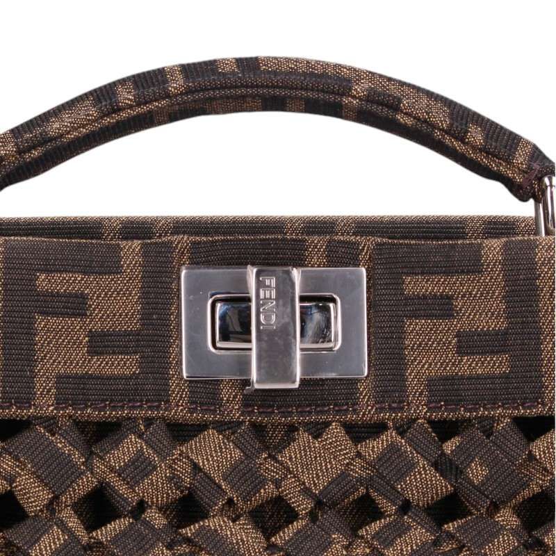 Fendi 7va530 Icy You Mini Zucca Pattern Handbag Men's