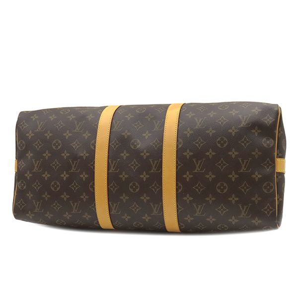 Louis Vuitton Boston Bag Keepall Bandoliere 50 Monogram Canvas Monogram Gold