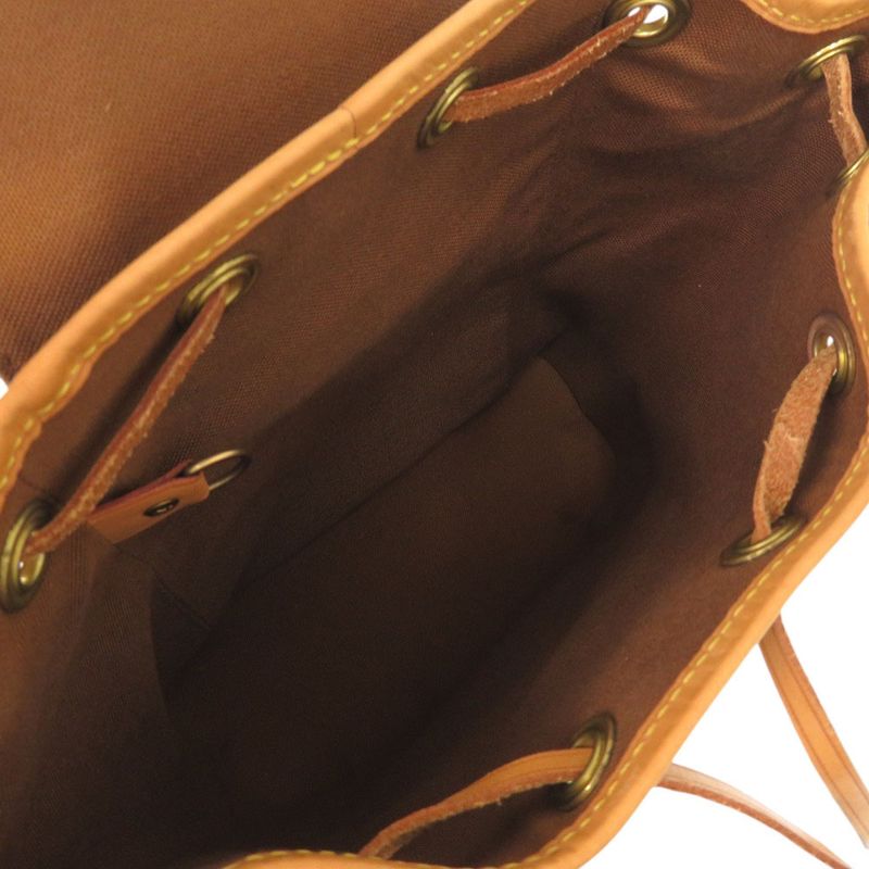 Louis Vuitton Mini Montsouris Monogram M51137 Brown Backpack Sac Daypack LV