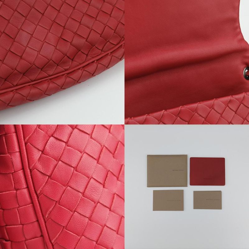 Bottega Veneta Intrecciato Red Lambskin B00903924u