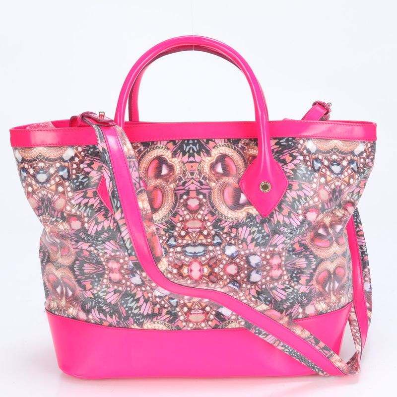 Bulgari Hologram Seal Matthew Williamson 2WAY Tote Bag Crossbody Shoulder A4