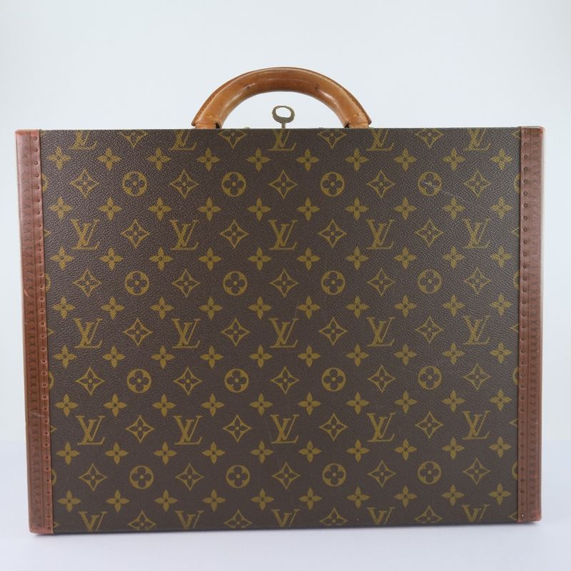 Louis Vuitton President Briefcase M53012 Monogram Canvas Brown Unisex Business