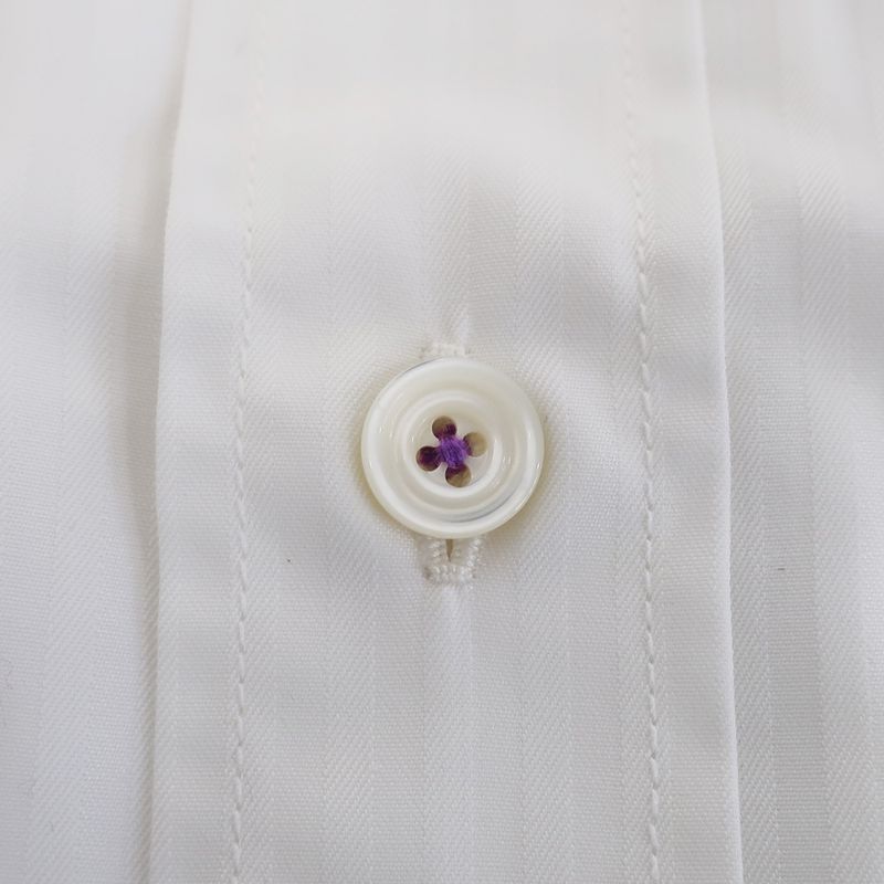 Hermes Serie Dress Shirt Button Down Chemise SUR Mesure Button Shirt