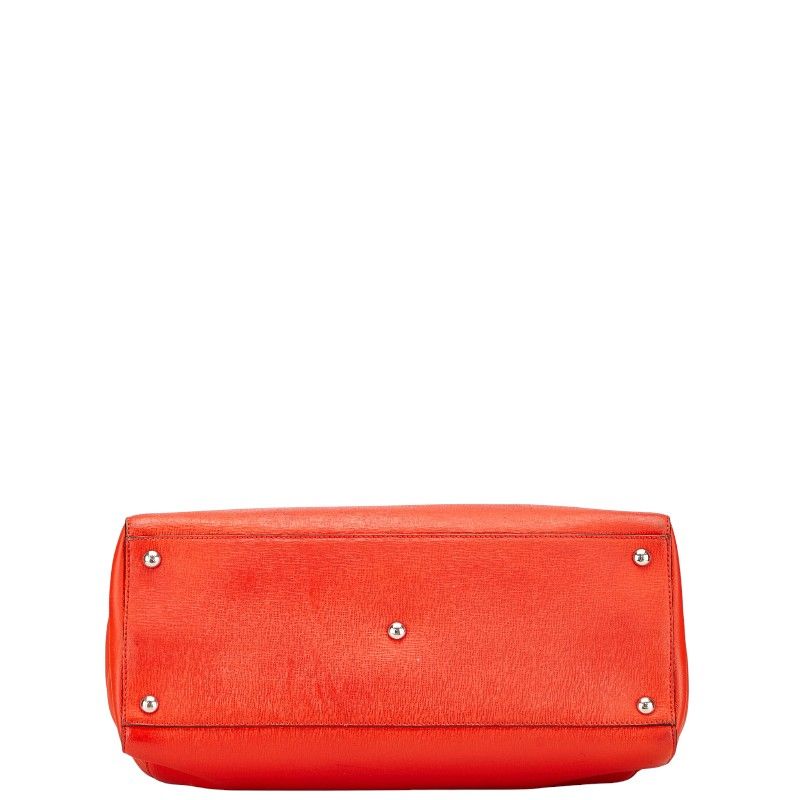 Fendi Toujours Handbag Shoulder Bag 2WAY 8bh250 Red Leather Women Fendi