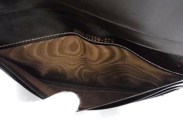 Fendi Vintage Zucca Pattern Nylon Canvas And Leather Foldable Long