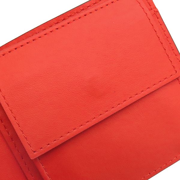 Bottega Veneta Bifold Wallet Intrecciato Calf Brown and Orange Brown 619390vcpq7