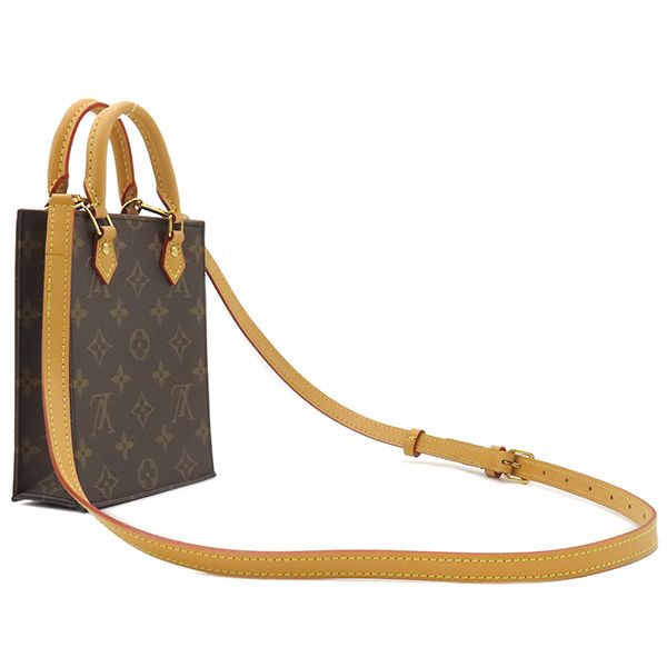 Louis Vuitton 2way Bag Petite Sac Pla Monogram Canvas Monogram Gold Hardware