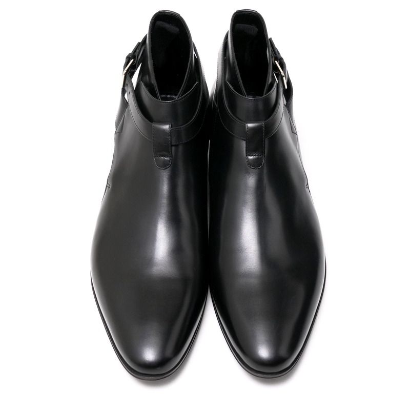 Saint Laurent Boots Size 43 Leather Ankle Strap Jopper Boots Short