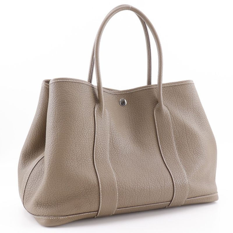 Hermes Garden Party 36 PM Negonda Etoupe □O Ladies Tote Bag