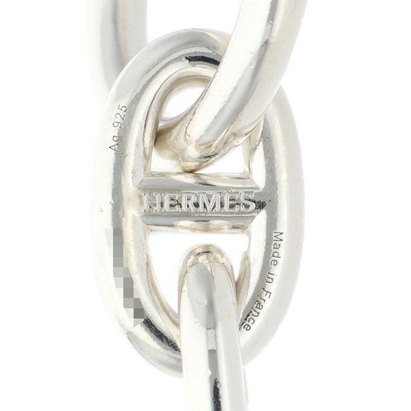 Hermes Chaine D'ancre MM Chaine D'ancre MM Silver Bracelet Men's 17link