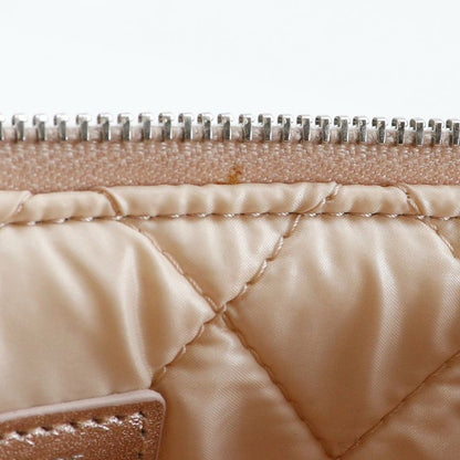 Chanel Matelasse A69259 Lambskin Metallic Pink Women's Pouch