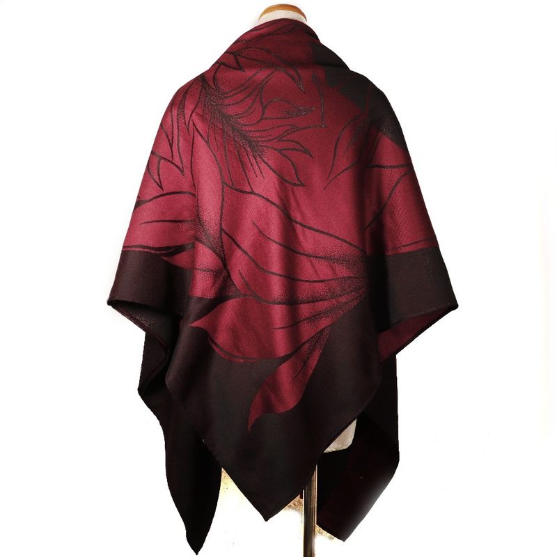 Balenciaga Stole Silk And Wool Bordeaux Women's Stole