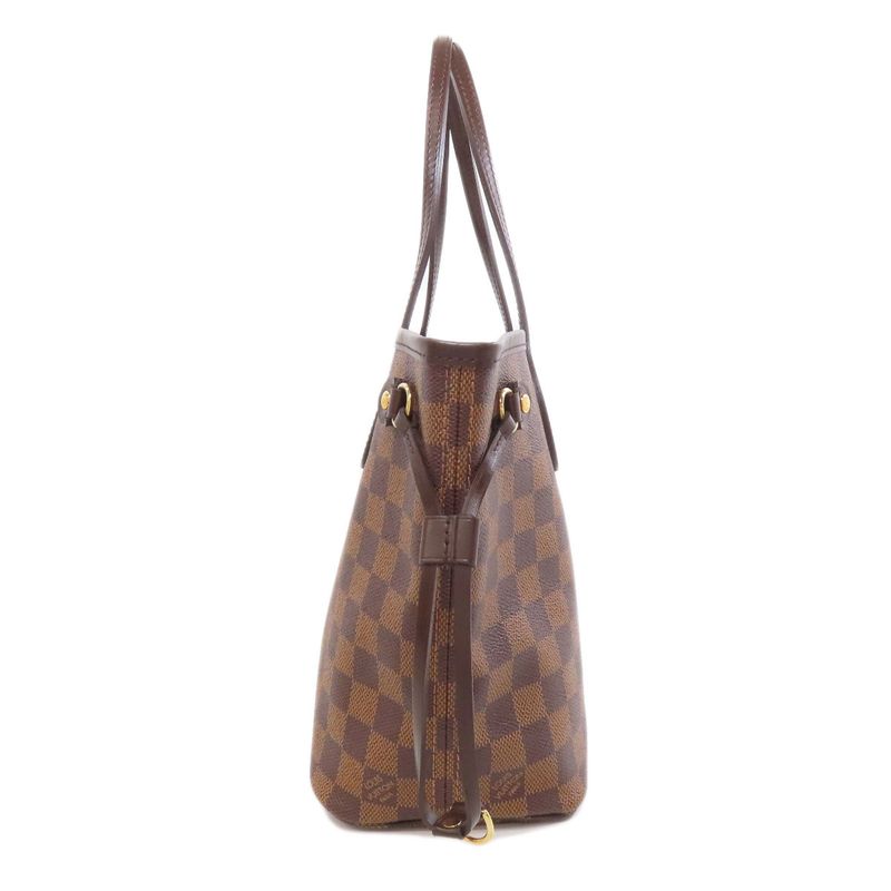 Louis Vuitton N51109 Neverfull PM Handbag Damier Canvas Women