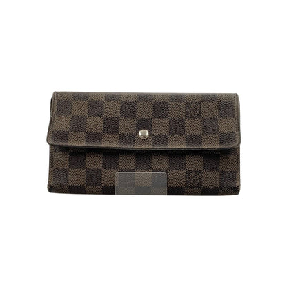 Louis Vuitton Damier Portefeuille International Trifold Long Wallet N61217