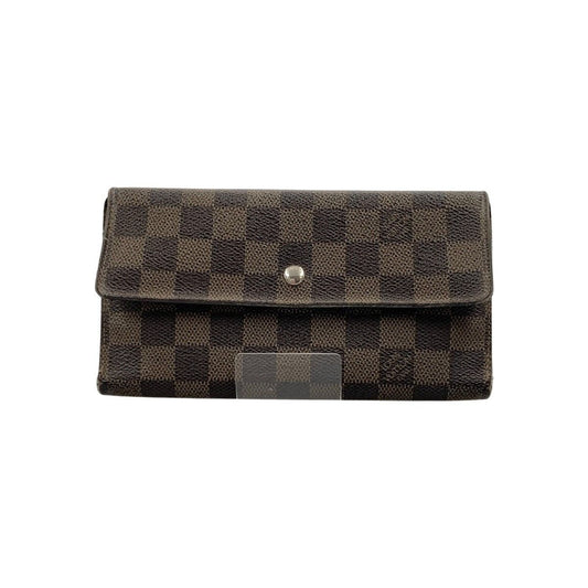 Louis Vuitton Damier Portefeuille International Trifold Long Wallet N61217