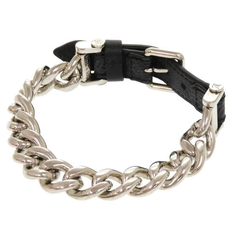 Louis Vuitton Bracelet Chain Monogram Eclipse M64225 Bracelet Accessories LV