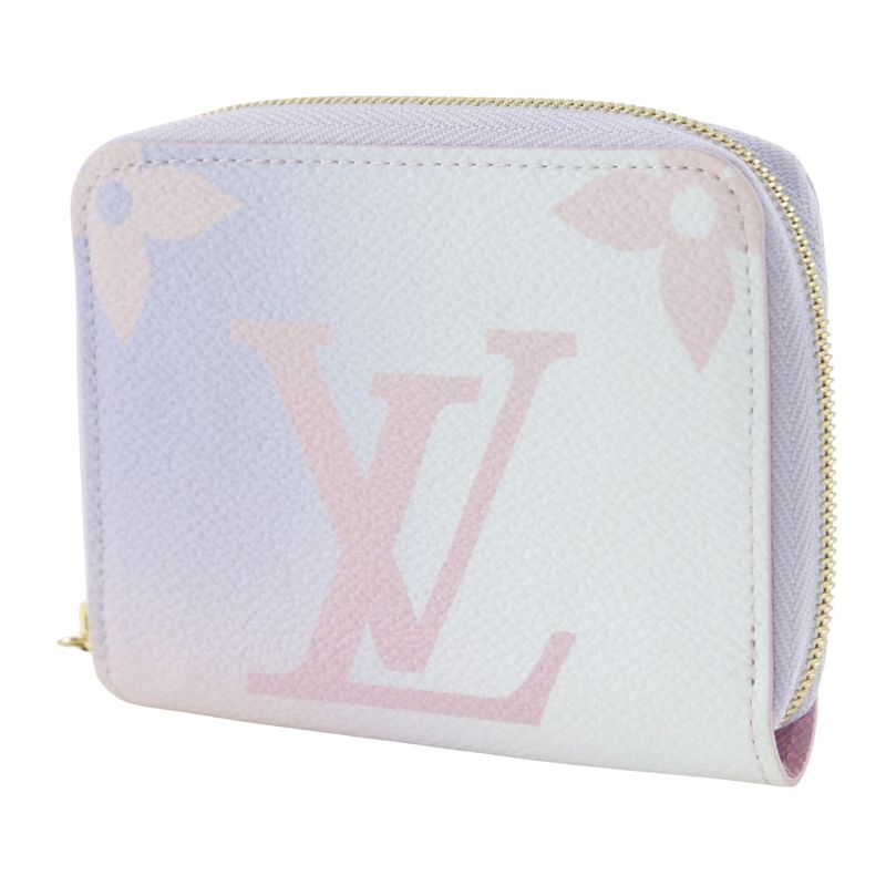 Louis Vuitton Spr Ring In The City Monogram Sunrise Pastel Zippy Coin Purse