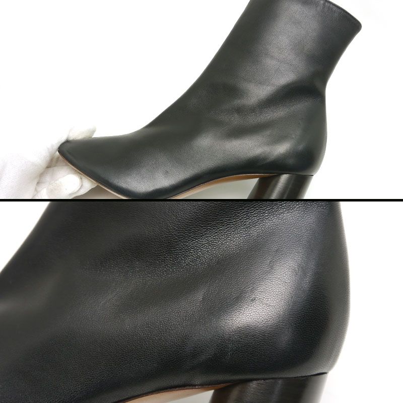Celine Short Boots 36 Black Heel Approx 8cm (3.15in)