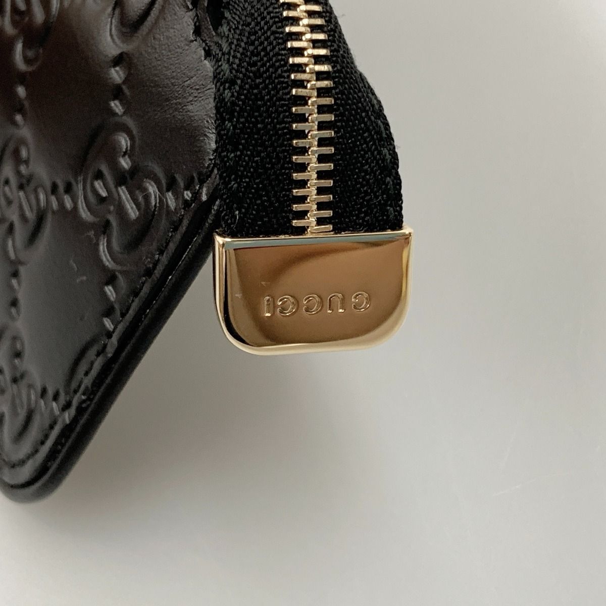Gucci Coin Case with Key Ring 447964 1000 Black