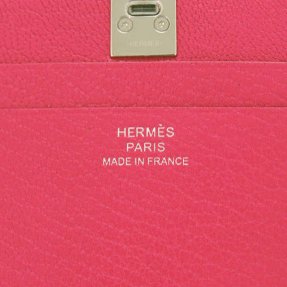 Hermes Medor Chevre Chamkila Rose Extreme Card Holder